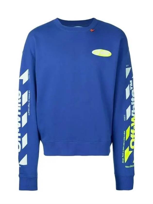 arrow printing sweatshirt blue - OFF WHITE - BALAAN 3