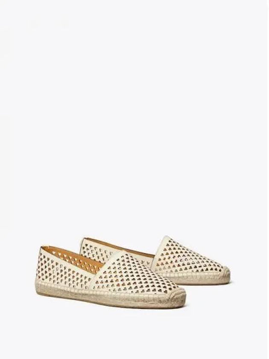Heart A line espadrille ivory ginger shortbread domestic product - TORY BURCH - BALAAN 1
