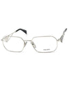 Eyewear Triangular Logo Square Glasses Silver - PRADA - BALAAN 1