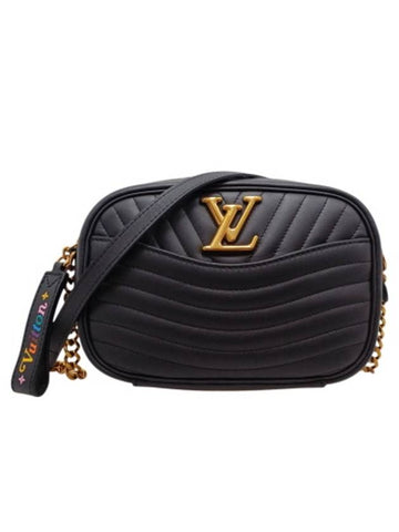 M53682 New Wave Camera Black Leather Crossbag - LOUIS VUITTON - BALAAN 1