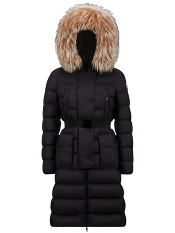 KHLOE Long Down Jacket Black Women s Padding 1C00023 5968E 99M TSSW - MONCLER - BALAAN 1