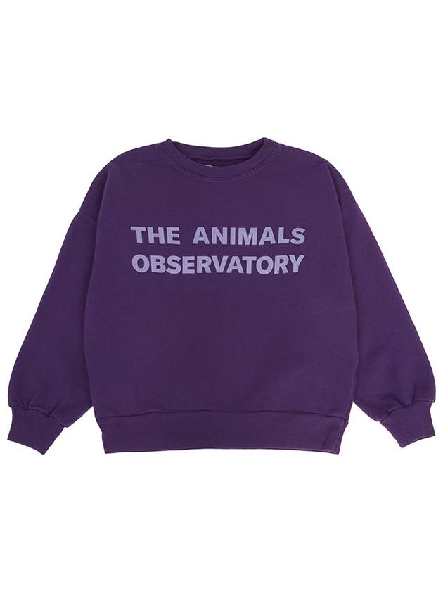 Kids brushed sweatshirt F24124 195 BG - THE ANIMALS OBSERVATORY - BALAAN 1