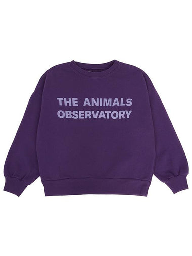 Kids brushed sweatshirt F24124 195 BG - THE ANIMALS OBSERVATORY - BALAAN 1