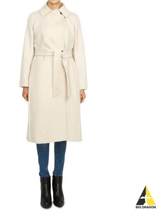 Bcollag Style Wool Single Coat Ivory - MAX MARA - BALAAN 2