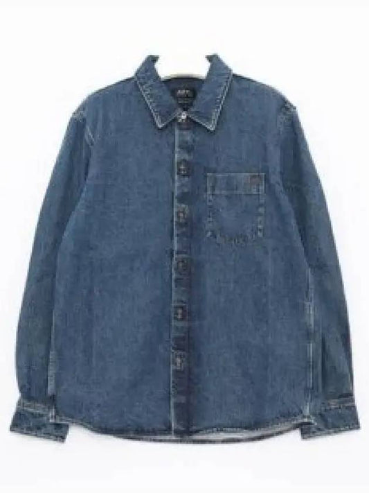 Vittorio Denim Oversized Shirt Blue - A.P.C. - BALAAN 2