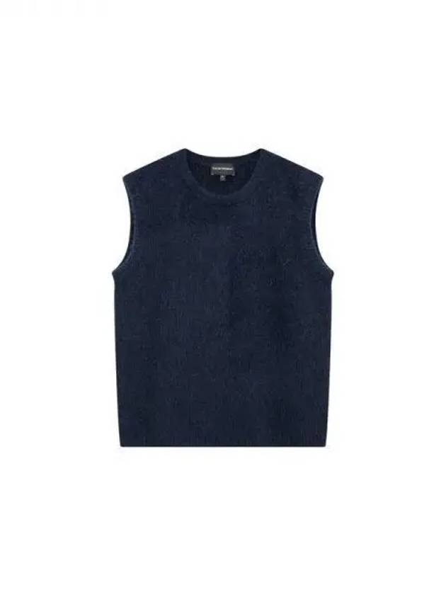 Women s Alpaca Knit Vest Navy 271300 - EMPORIO ARMANI - BALAAN 1