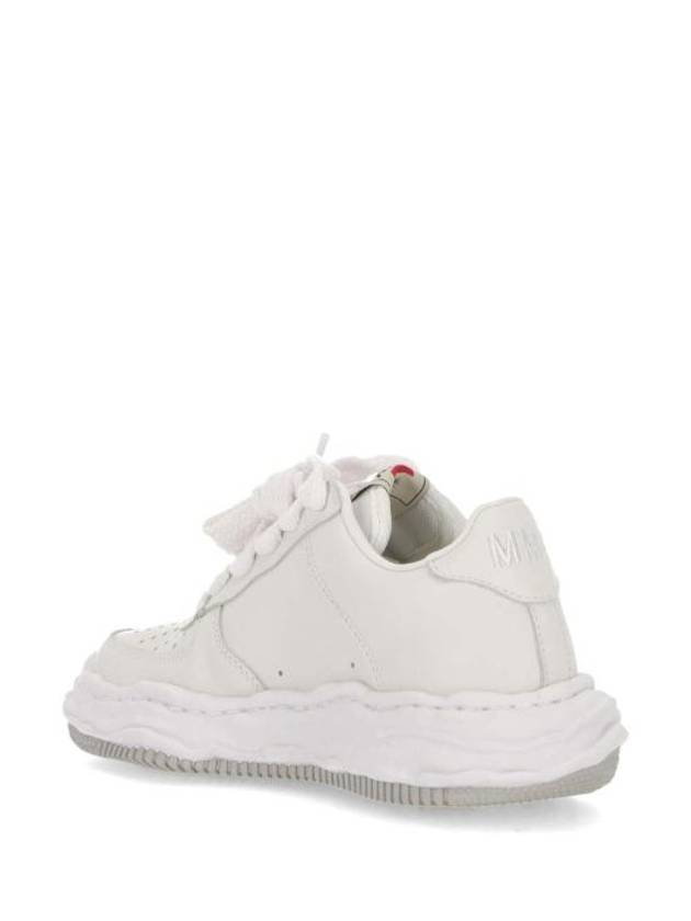 Wayne OG Sole Leather Low Top Sneakers White - MAISON MIHARA YASUHIRO - BALAAN 4