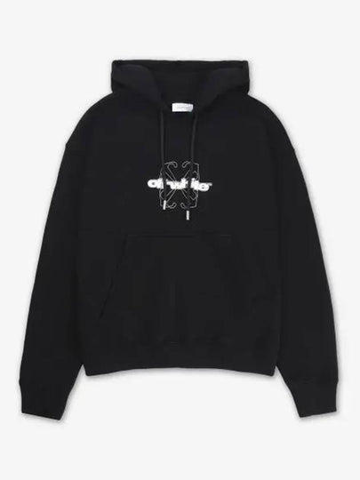 Flock Arrow Skate Knit Hoodie Black - OFF WHITE - BALAAN 2