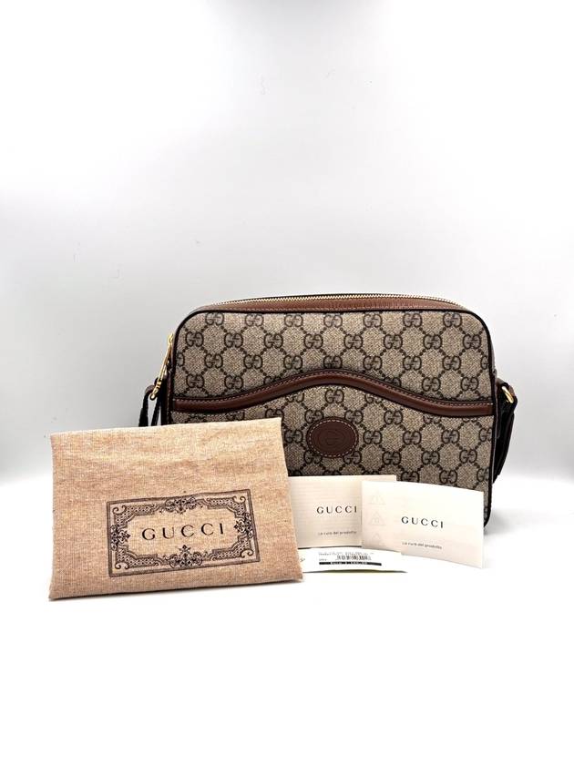 Ladies GG Supreme shoulder bag - GUCCI - BALAAN 9