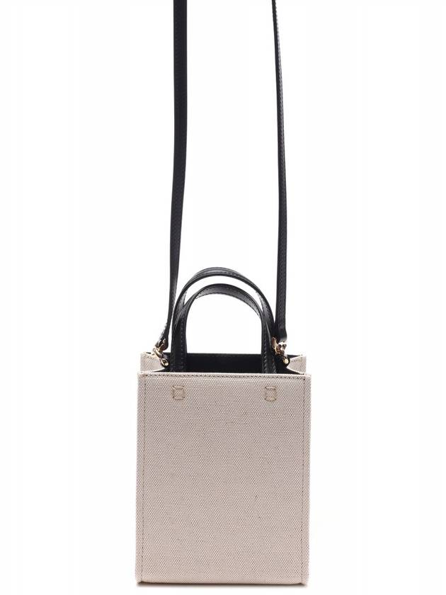 Vertical Mini G Tote Bag Beige Black - GIVENCHY - BALAAN 5