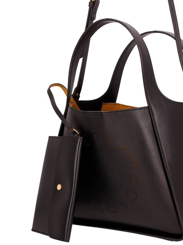 Stella Logo Tote Bag Black - STELLA MCCARTNEY - BALAAN 4