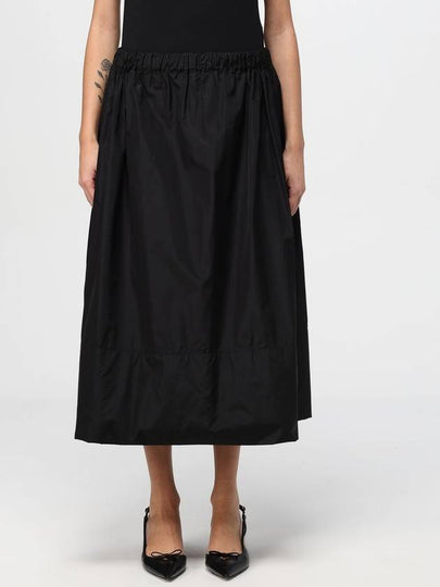 Silk taffeta A line skirt black - FABIANA FILIPPI - BALAAN 2