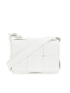 Intrecciato Cassette Small Cross Bag White - BOTTEGA VENETA - BALAAN 1