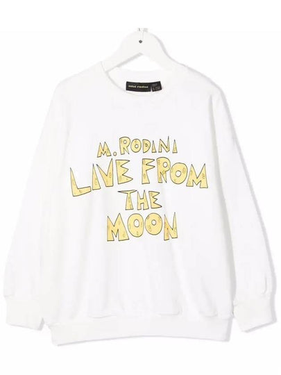 Kids Logo Printing Sweatshirt White 2212013 410 - MINI RODINI - BALAAN 2