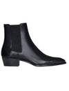 Drugstore Shiny Calfskin Chelsea Boots Black - CELINE - BALAAN 1