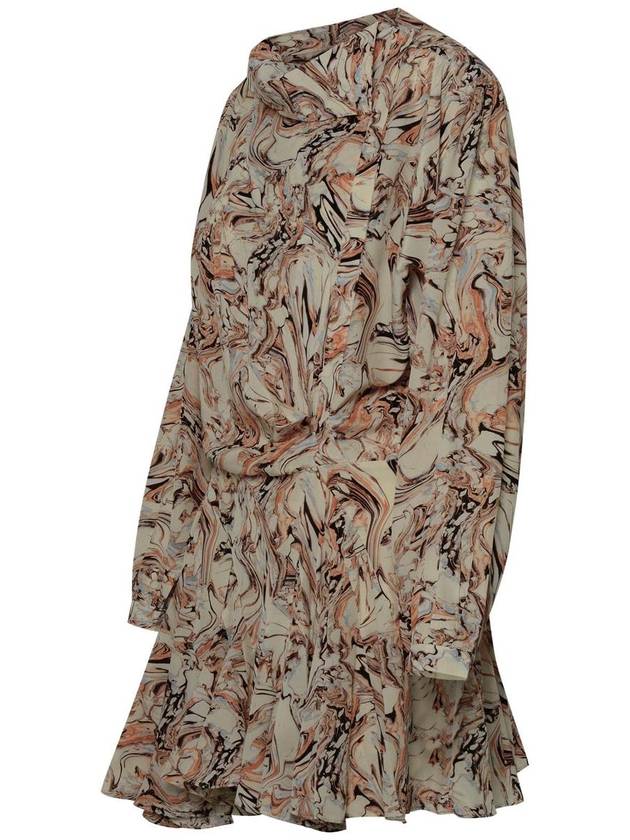 Isabel Marant 'Tharya' Beige Silk Dress - ISABEL MARANT - BALAAN 2