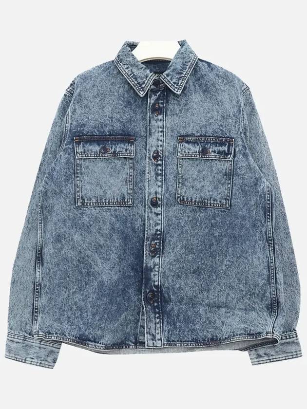 Denim Long Sleeve Shirt - A.P.C. - BALAAN 3