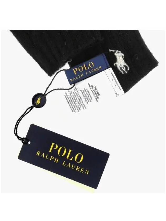 WC0638 001 Pony Cable Knit Gloves - POLO RALPH LAUREN - BALAAN 5