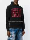 Bad Scout Logo Hoodie Black - DSQUARED2 - BALAAN 9