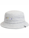 Unisex color text bucket hat winter hat brushed bungeoji gray - KANGOL - BALAAN 3