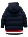 Kids Logo Patch MARAT Down Long Padded Jacket 12Y 14Y Navy 1C00010 595FD 776 - MONCLER - BALAAN 3