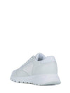 Leather Re-Nylon High Top Sneakers White - PRADA - BALAAN 4