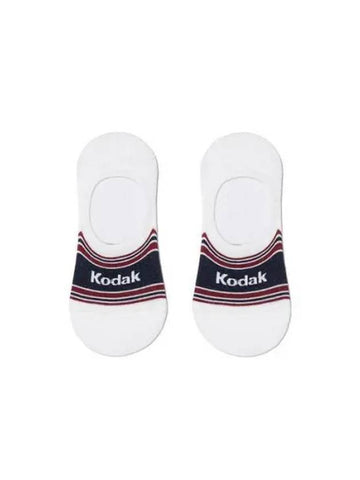 KODAK Apparel Striped Multi No Show Socks NAVY - KODO - BALAAN 1