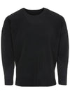 Issey Miyake Short Sleeve T Shirt HP48JK36115 Black - ISSEY MIYAKE - BALAAN 2