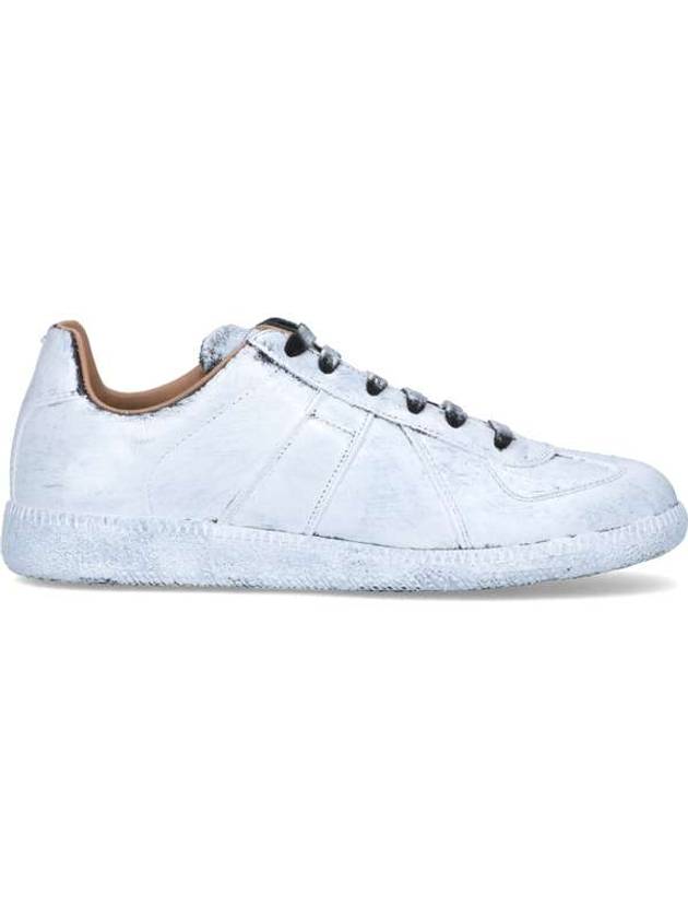 Replica Painting German Army Low Top Sneakers White - MAISON MARGIELA - BALAAN 1