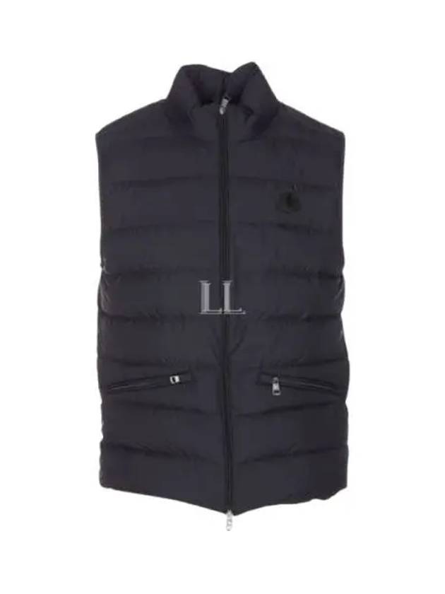 Lechtal Down Padded Vest Navy - MONCLER - BALAAN 2