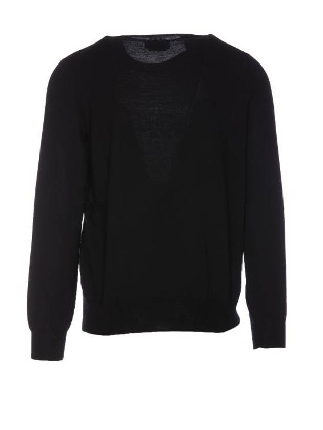 Logo Embellished Crewneck Sweatshirt Black - ALEXANDER MCQUEEN - BALAAN 5