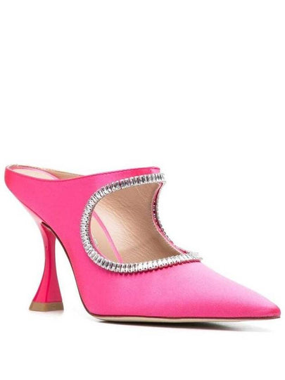 Pink Satin Pumps With Crystals Stuart Weitzman Woman - STUART WEITZMAN - BALAAN 2