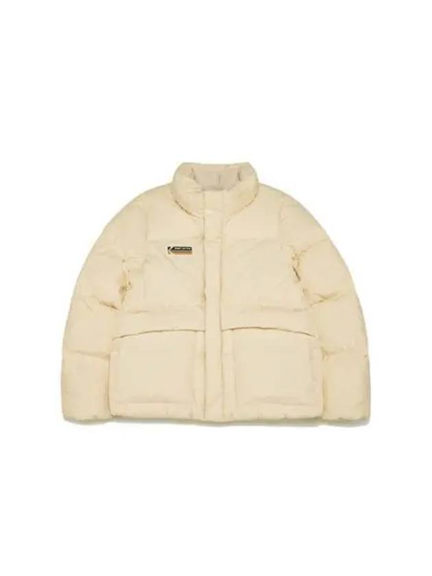 KODAK Apparel Rainbow Patch Duck Down Jacket Women IVORY - KODO - BALAAN 1