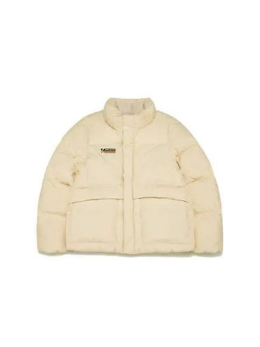 KODAK Apparel Rainbow Patch Duck Down Jacket Women IVORY - KODO - BALAAN 1