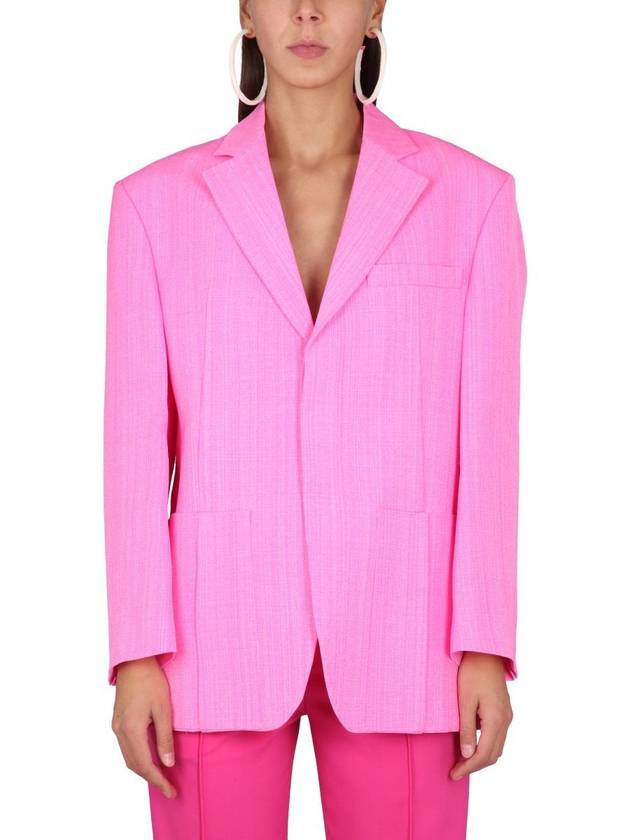 Women's La Vest d'Homme Square Jacket Pink - JACQUEMUS - BALAAN 2