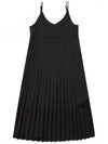 Women s bustier pleated long dress black - SMITH ARMOR - BALAAN 3