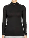 Asa Soft Compression High Neck Long Sleeve T-Shirt Black - J.LINDEBERG - BALAAN 2