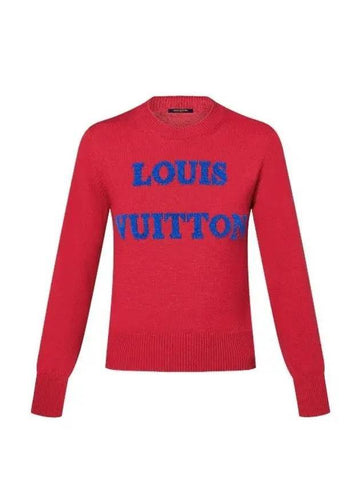 Big Logo Knit Top Red - LOUIS VUITTON - BALAAN 1