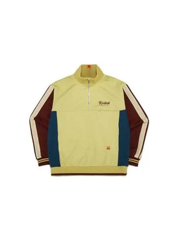 KODAK Apparel Sunshine Track Half Zip Up Sweatshirt YELLOW - KODO - BALAAN 1