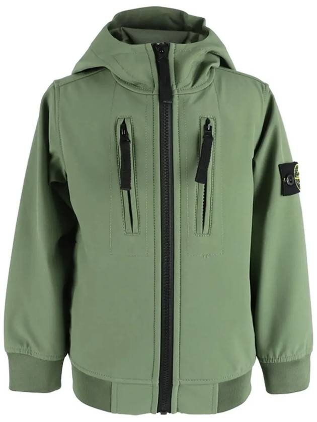 Stone Kids Waffen Patch Light Soft Shell Khaki 761640134 V0058 10A 12A - STONE ISLAND - BALAAN 3