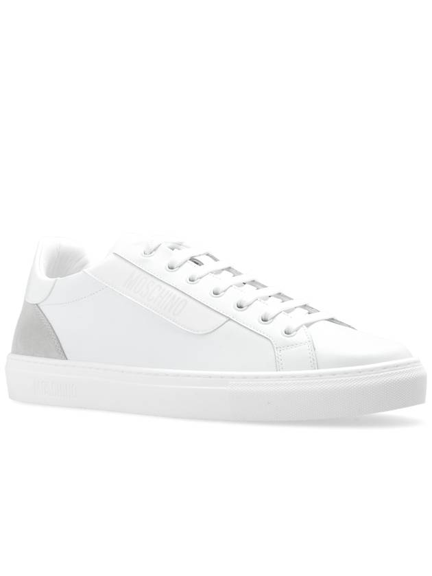 Moschino Sneakers With Logo, Men's, White - MOSCHINO - BALAAN 4