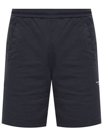 Reverse Logo Shorts Black - ACNE STUDIOS - BALAAN 1