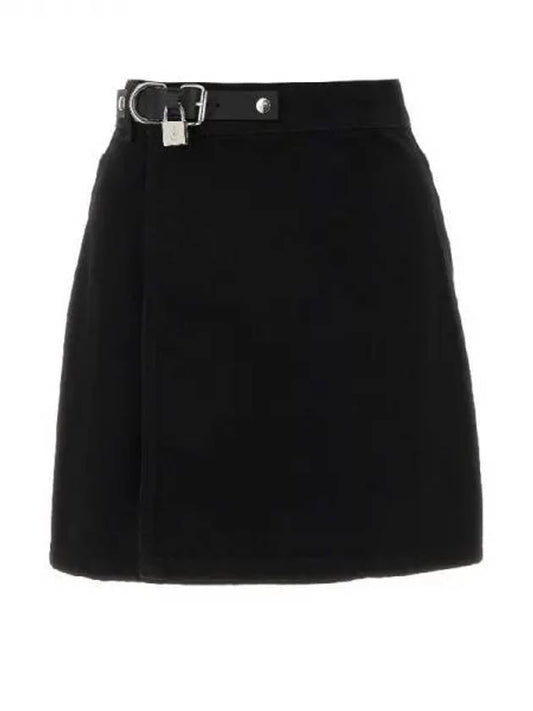 Padlock strap denim skirt 271119 - JW ANDERSON - BALAAN 1