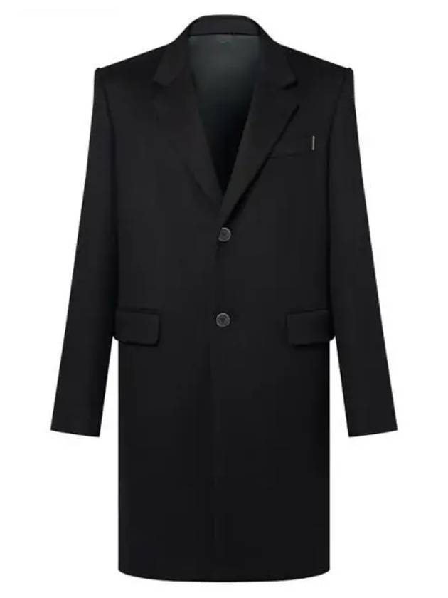 Single breasted tailored cashmere coat 1AFY65 - LOUIS VUITTON - BALAAN 1