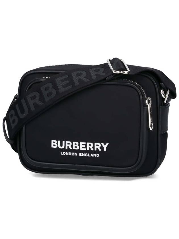 Logo Print Nylon Crossbody Bag Black - BURBERRY - BALAAN 3