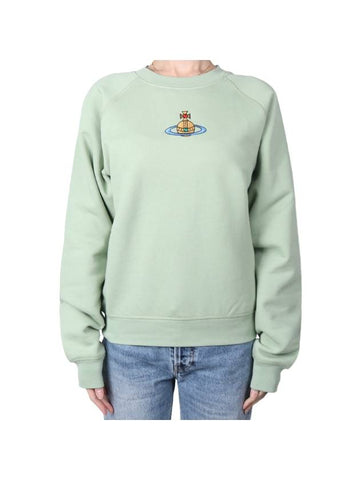 ORB Logo Crewneck Sweatshirt Pastaccio - VIVIENNE WESTWOOD - BALAAN 1