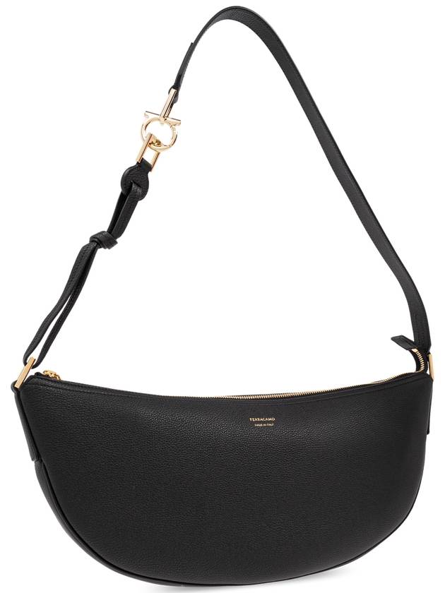 FERRAGAMO Shoulder Bag Smile Medium, Women's, Black - SALVATORE FERRAGAMO - BALAAN 4