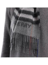 Check Pattern Scarf Grey - BURBERRY - BALAAN 7