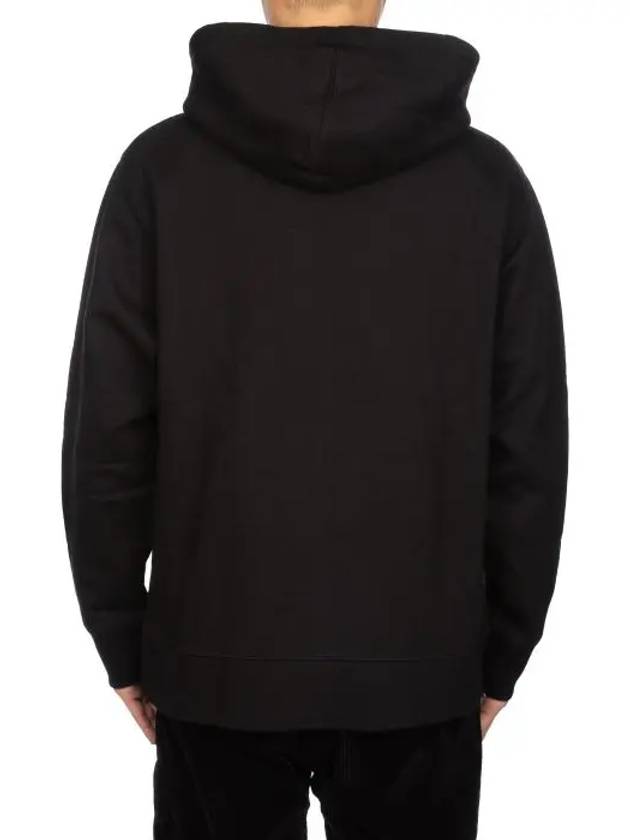 Mini Handwriting Loose Cotton Hoodie Black - MAISON KITSUNE - BALAAN 6