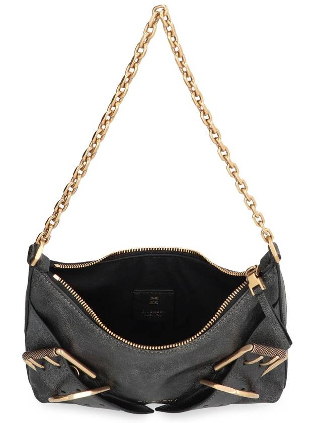 Voyou Boyfriend Leather Shoulder Bag Black - GIVENCHY - BALAAN 4